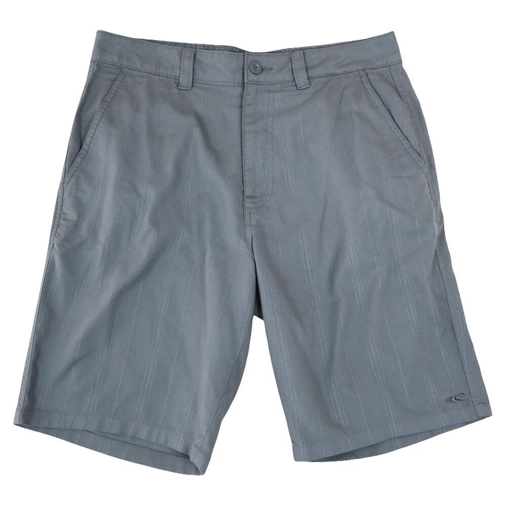 O’Neill Gray Shorts 32 Casual Chino Surf Skate Coastal Resortwear Minimalist